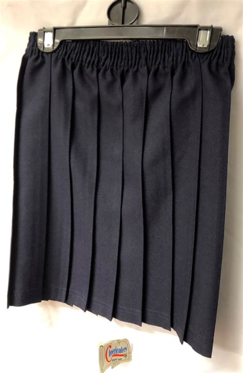 Box Pleat Skirt Navy Blue Simply First