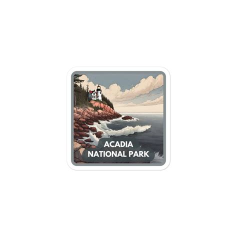 Acadia National Park Sticker The National Parks Experience