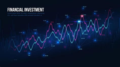 Futuristic Stock Market Or Forex Trading Graph 1219898 Vector Art At