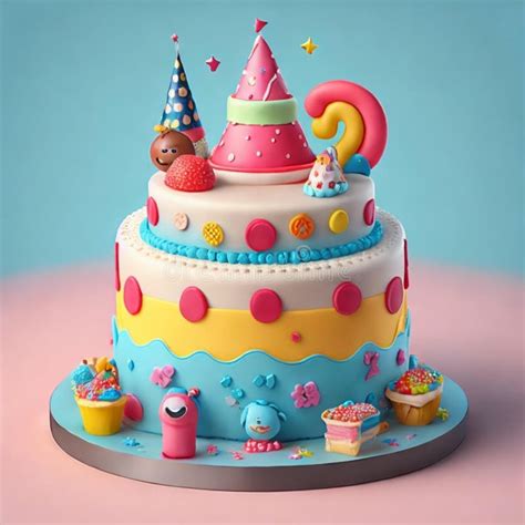 Festa Cake D Pastel Ilustraci N Pastel De Cumplea Os Pastel D Torta