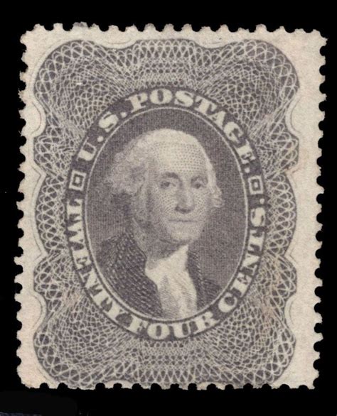 US Stamps 37 Mint OG H 1 450 LOT 20953 United States General