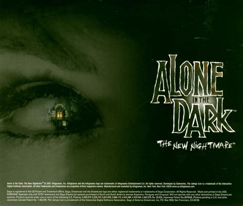 Alone in the Dark: The New Nightmare (2001) Dreamcast box cover art ...