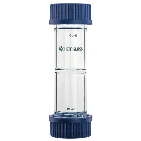 Chemglass Life Sciences Bottle Hybridization 35 X 300mm Dual Chamber