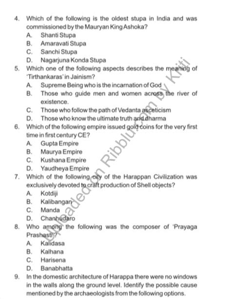 Mcq Questions For Class History With Answers