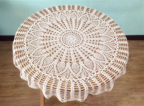 35 Crochet Lace Tablecloth Patterns The Funky Stitch