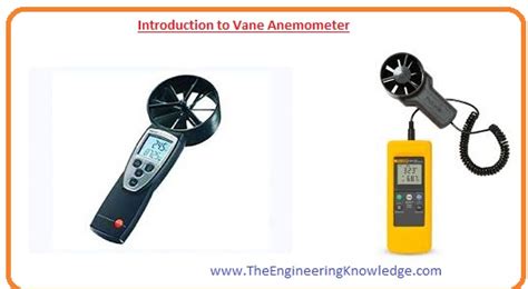 Vane Anemometer working, Applications, Diagram, Advantages - The Engineering Knowledge