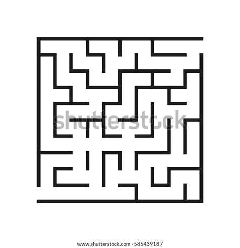 Vector Labyrinth Maze Labyrinth Vector Illustration Stock Vector Royalty Free 585439187