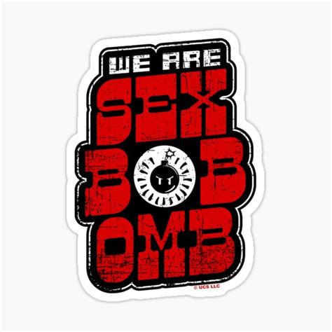 Scott Pilgrim Vs The World We Are Sex Bob Omb Sticker For Sale By Gottenlore Redbubble