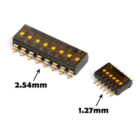 China Smd Dip Switch Smd Pin Pitch Mm Smt Dial Switch