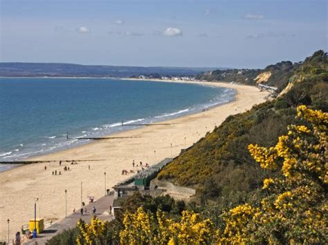 West Beach And Cliffs Bournemouth Poole Bay Dorset England United