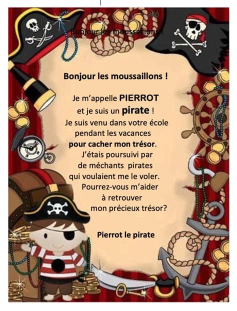 A L Abordage La Maternelle De Vivi Pirates Maternelle Chasse Au