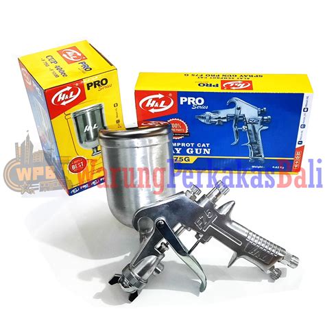 Jual H L Spray Gun F75G Tabung Atas 400cc Spet Cat Semprot Angin