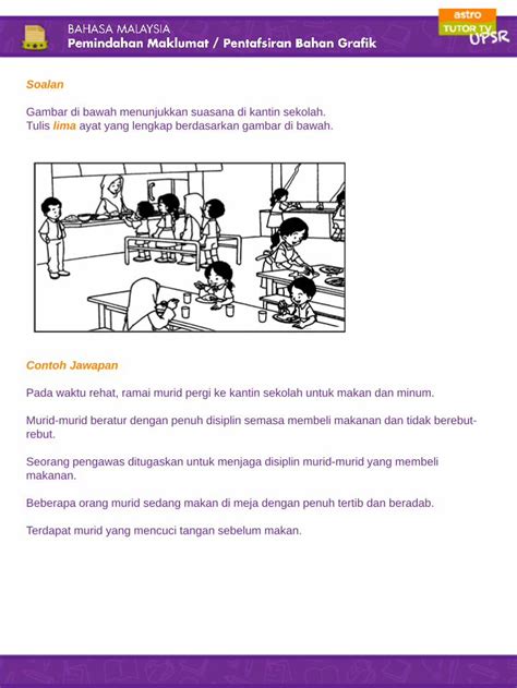 PDF Pada Waktu Rehat Ramai Murid Pergi Ke Kantin Sekolah