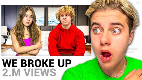 Reacting To My Ex Girlfriends Break Up Youtube