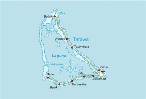 Map Tarawa. Maps and directions at hot-map.