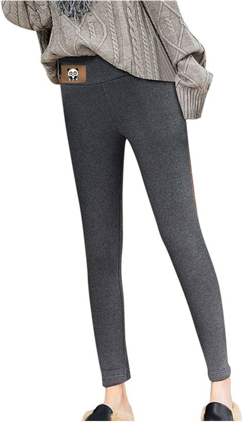 Pantalon Laine Femme Polaire Legging Chaud Femme Hiver Taille Haute