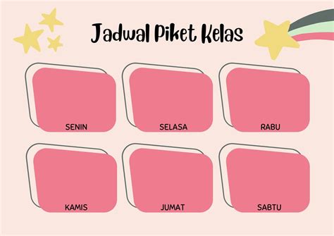 Gambar Jadwal Piket