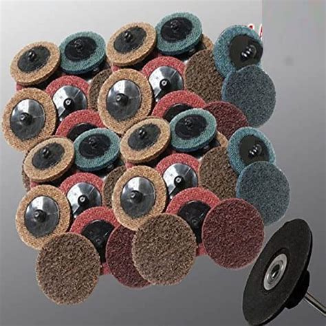 2 Roll Lock Flap Disc Surface Conditioning Sanding Disc Mixed Mandrel