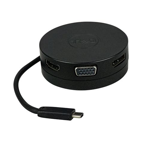 Buy Dell Usb C Mobile Adapter Da300 Black Dell Da300 Online At Desertcartuae