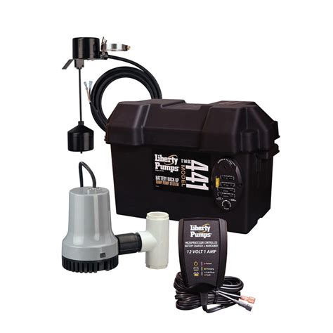 Liberty Pumps 441 Emergency Battery Backup Sump Pump 30 Gpm Flow Rate