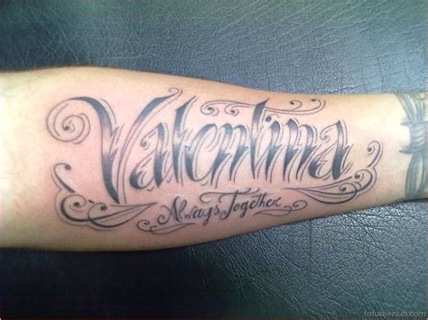 Los Mejores Tatuajes De Nombre D Tatuajeclub