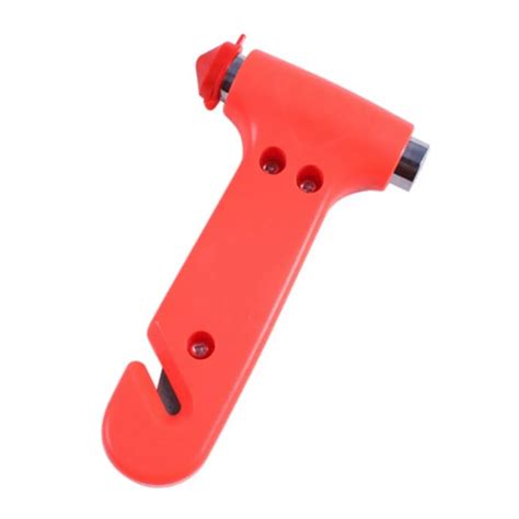 Orange Car Auto Emergency Hammer Seat Belt Cutter With Window Glass