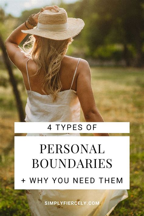 4 Types Of Personal Boundaries Why You Need Them Artofit