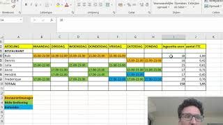 Gratis Een Rooster Maken In Excel