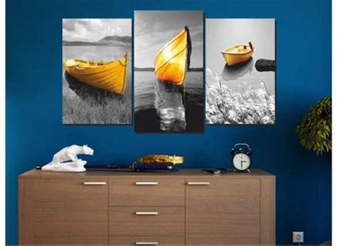 Golden Boats Painting at Rs 3500 | Decorative Paintings in Ahmedabad ...