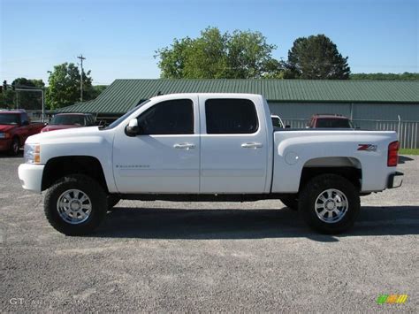 2008 Summit White Chevrolet Silverado 1500 Ltz Crew Cab 4x4 11323038