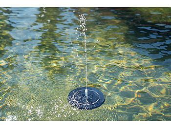 Royal Gardineer Solar Teichpumpe Led Solar Springbrunnen W