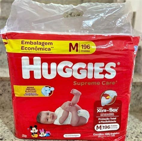 Huggies Fralda Supreme Care M Un Frete Gr Tis Todo O Brasil Em