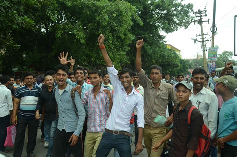 View Patna: Students stage protest before Bihar Intermediate Council office