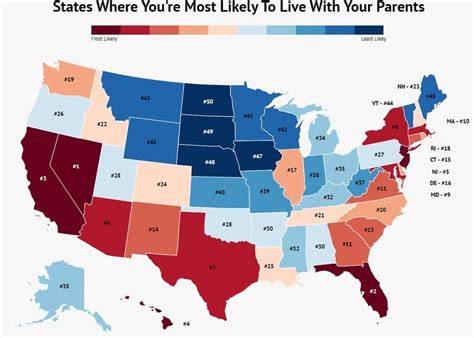 States Where You Re Most Likely To Live With Mom Zippia