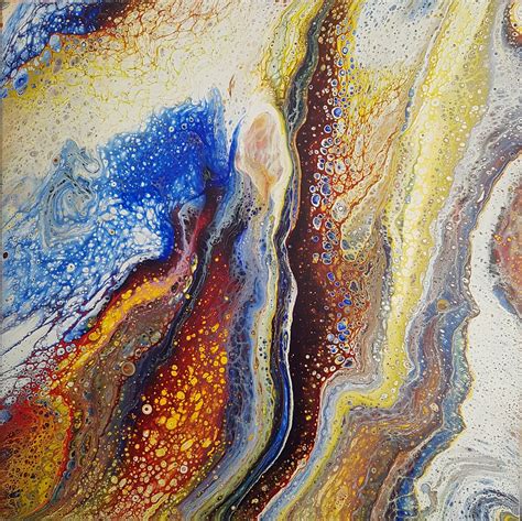 "Earth Fire | Art and craft paper, Amazing art, Abstract nature