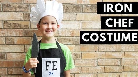 Cute And Easy Iron Chef Costume With Kunin Felt Youtube