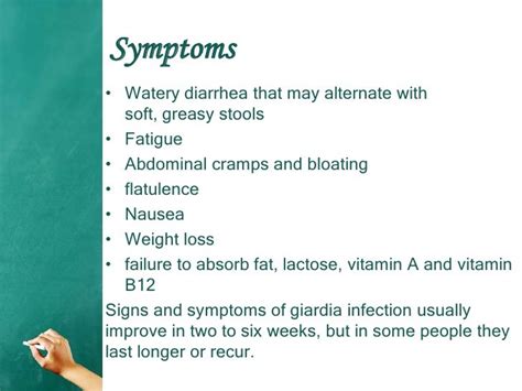 Giardia Symptoms In Humans