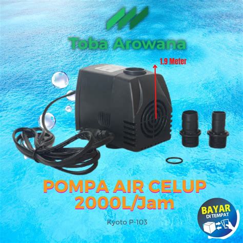 Jual Pompa Air Power Head 2000L Jam Filter Aquarium Kolam Ikan