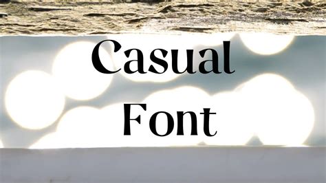 Casual Font Free Download