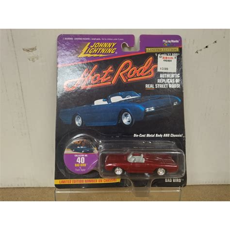 BAD BIRD 40 RED HOT ROTS 1 64 JOHNNY LIGHTNING BCN STOCK CARS