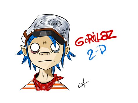 2 D Gorillaz On Behance