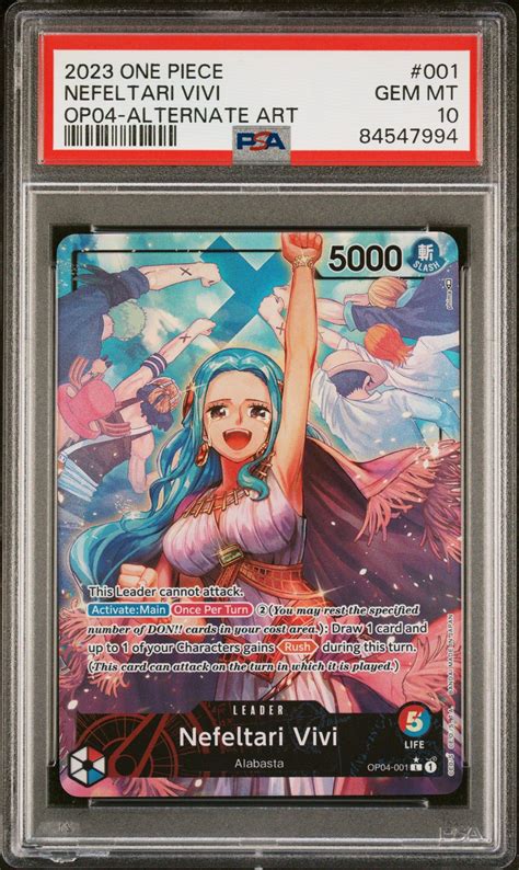 2023 One Piece Kingdoms Of Intrigue 001 Nefeltari Vivi Alternate Art