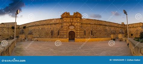 Manoel Island Malta Panoramic View Of The Entrance Of Fort Manoel