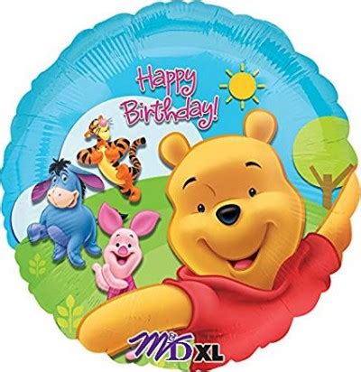 Winnie The Pooh Happy Birthday Foil Balloon | The Party Station