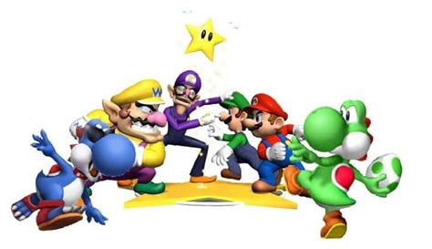 Mario Luigi Waluigi Wario Y Boshi