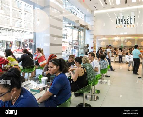 Wasabi Sushi & Bento Restaurant, NYC, USA Stock Photo - Alamy