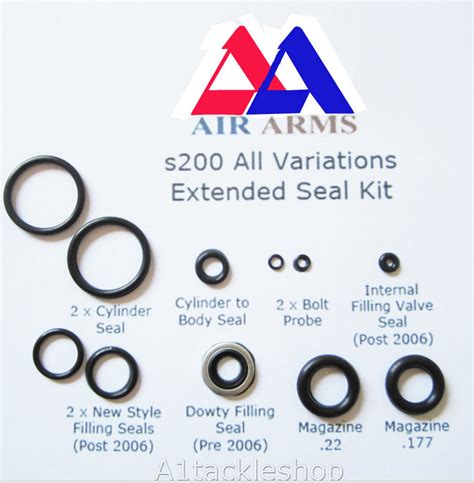 Cz 200 Series Full O Ring Seal Kit Bagnall And Kirkwood Airgun Spares