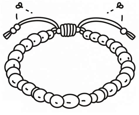 Desenhos De Uma Pulseira Muito Fofa Para Colorir E Imprimir