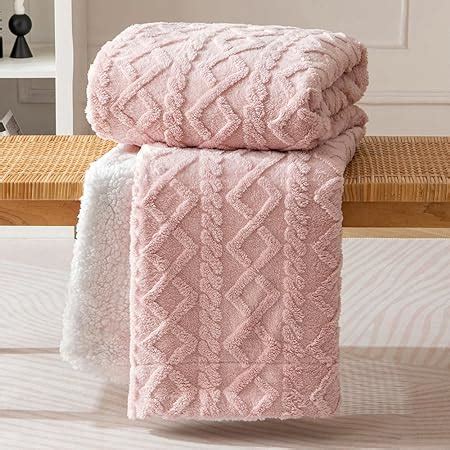 MIULEE Coperta Premium Plaid Sherpa 130x150 Cm Di Pile Spessa A Doppio