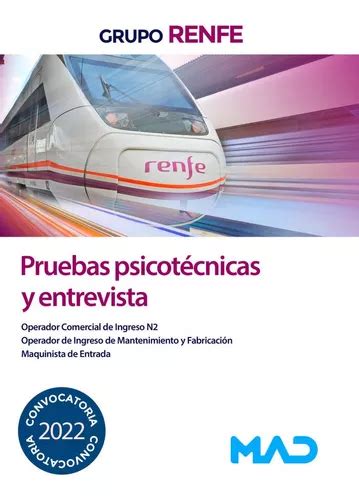 Libro Pruebas Psicotecnicas Y Entrevista Grupo Renfe Env O Gratis